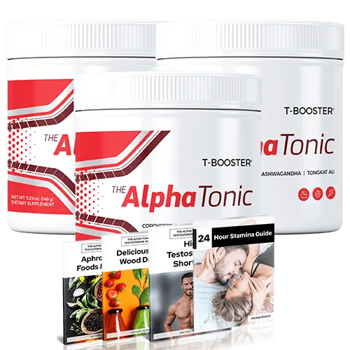 Alpha Tonic Reviews - Men's Health & Vitality Supplement Bottle