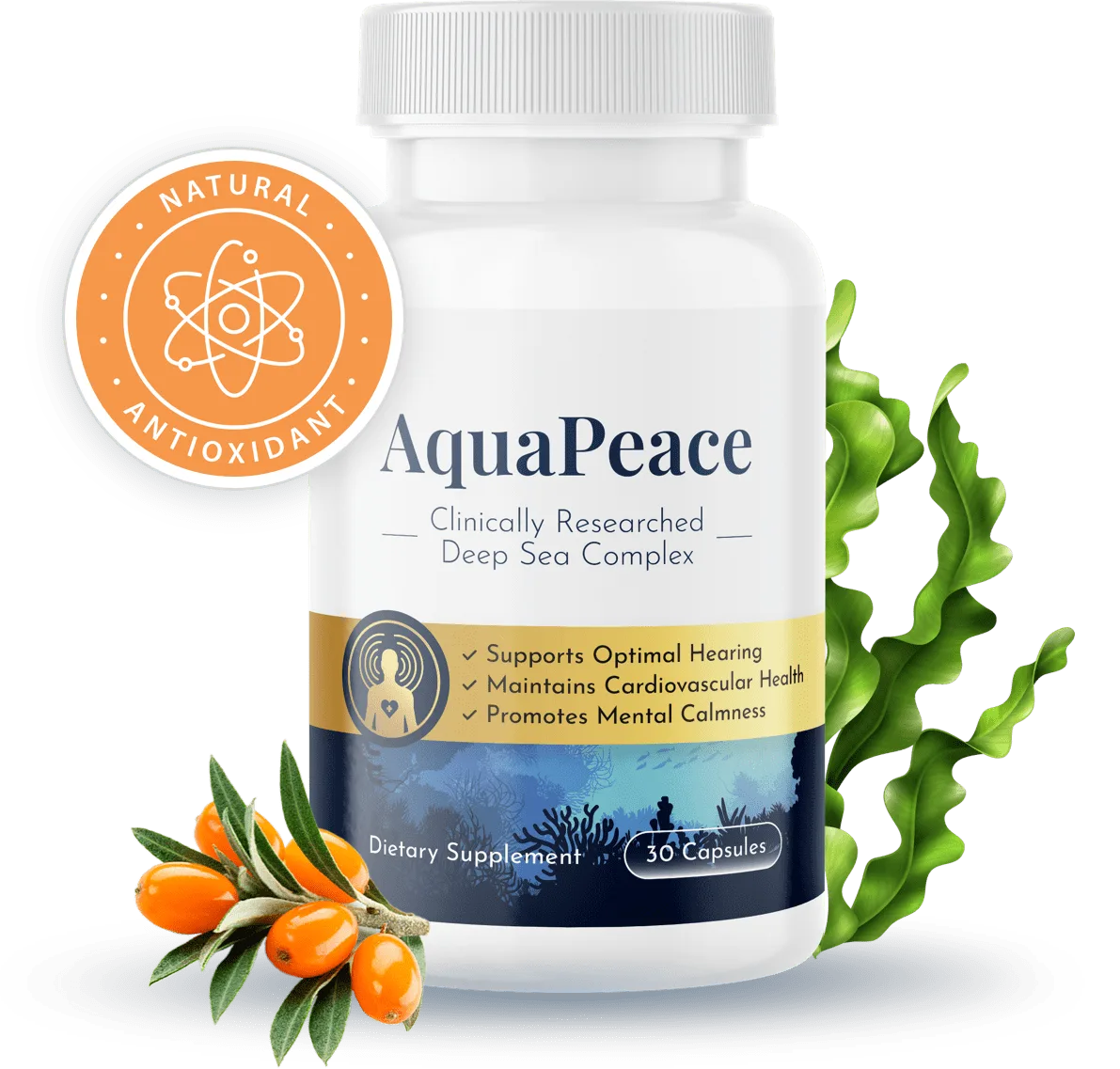 AquaPeace Reviews - Supplement Bottle