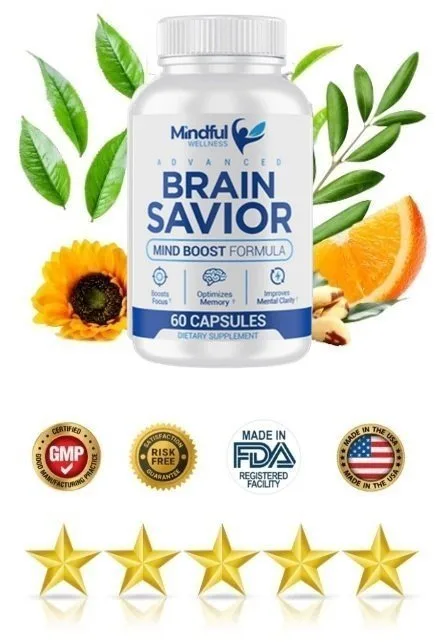 Brain Savior Reviews - Brain & Cognitive Support Supplement Bottle