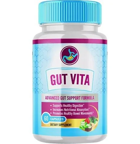 GUT VITA Reviews - Gut Health & Digestion Supplement Bottle
