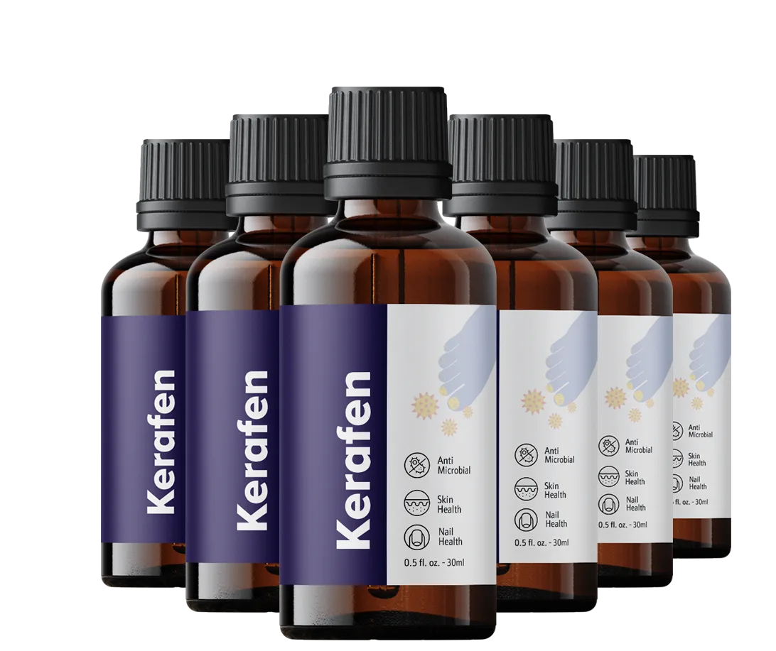 Kerafen Reviews - Toenail Fungus Solutions Supplement Bottle