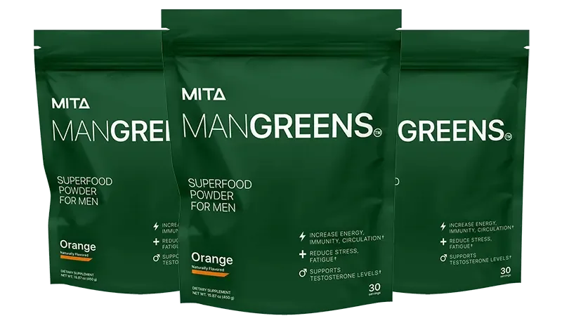 Man Greens Reviews - Supplement Bottle