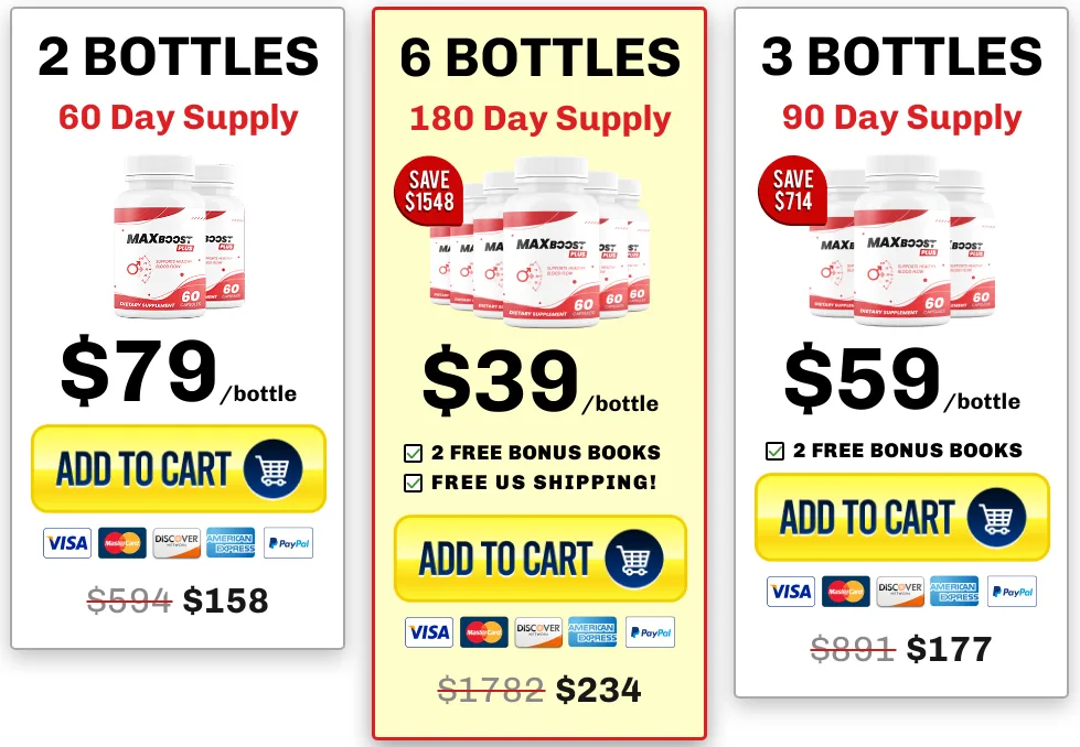 Max Boost Reviews - Supplement Bottle