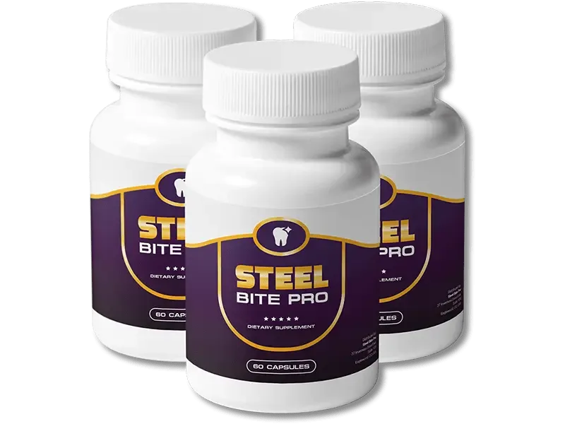 Steel Bite Pro Reviews - Supplement Bottle